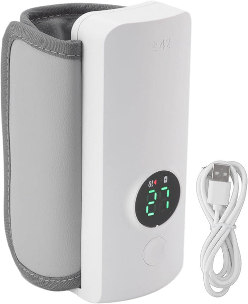 Bottle Warmer, Travel Portable Bottle Warmer, Baby Bottle Warmer for Car, USB Rechargeable Constant Temperature, on the Go for Indoor and Outdoor Shopping, Travel, Build in 3000Mah